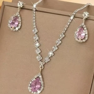 Jewelry set, earrings, necklace